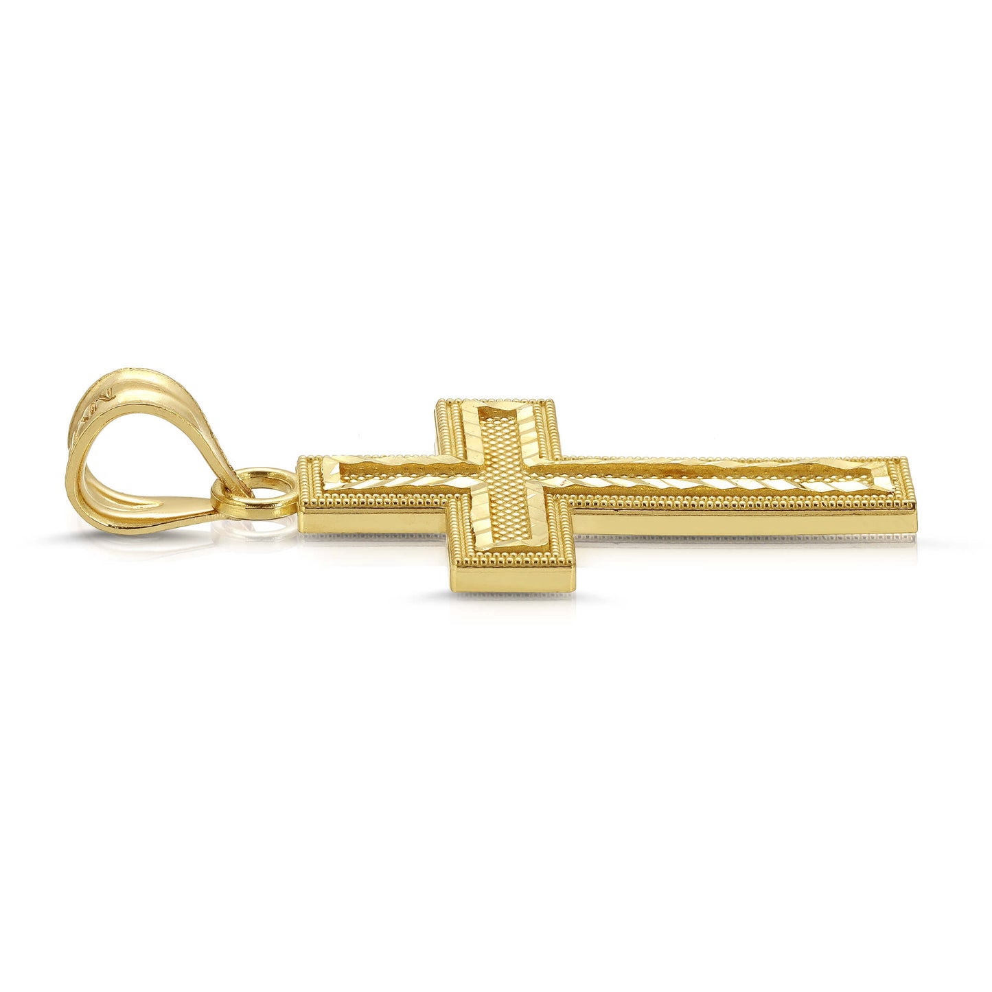 Gold Cross Pendant (P79)
