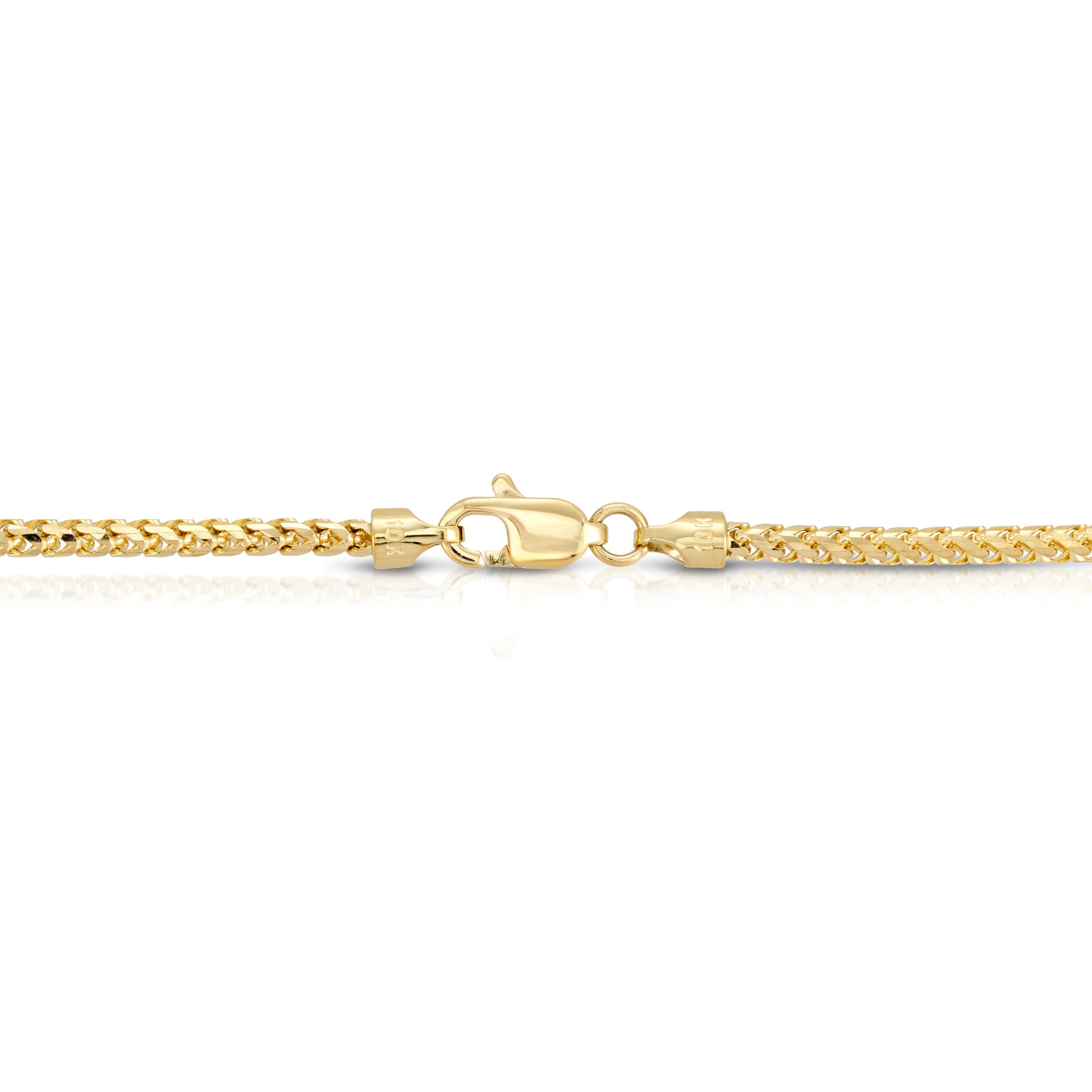 2.0MM D/C FRANCO - SOLID 10K GOLD CHAIN
