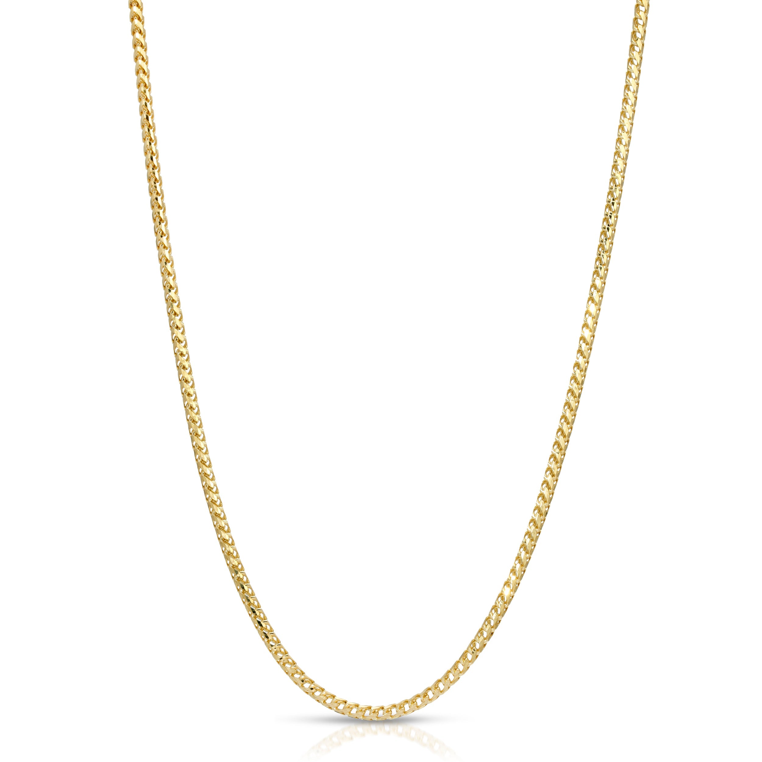 2.0MM D/C FRANCO - SOLID 10K GOLD CHAIN