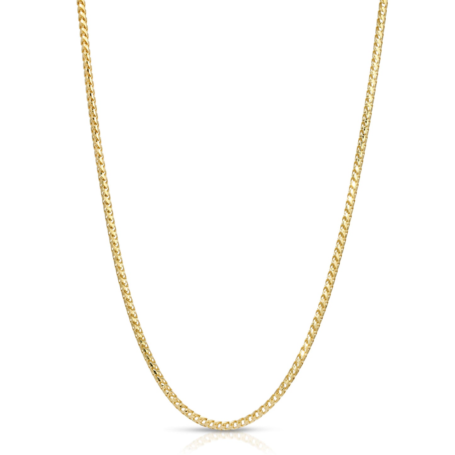 2.0MM D/C FRANCO - SOLID 10K GOLD CHAIN