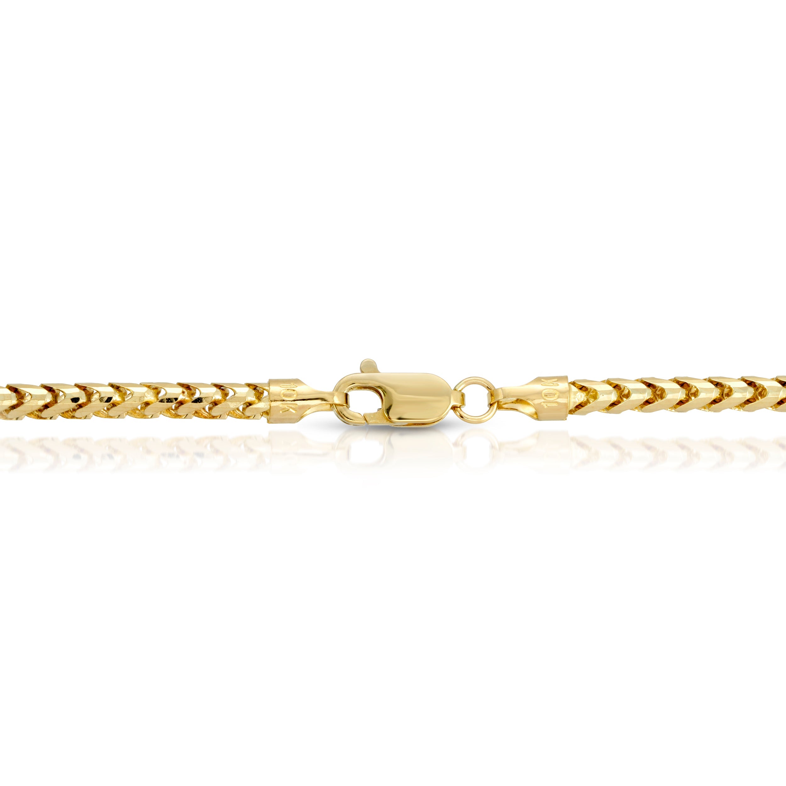 3.0MM D/C FRANCO - SOLID 10K GOLD CHAIN