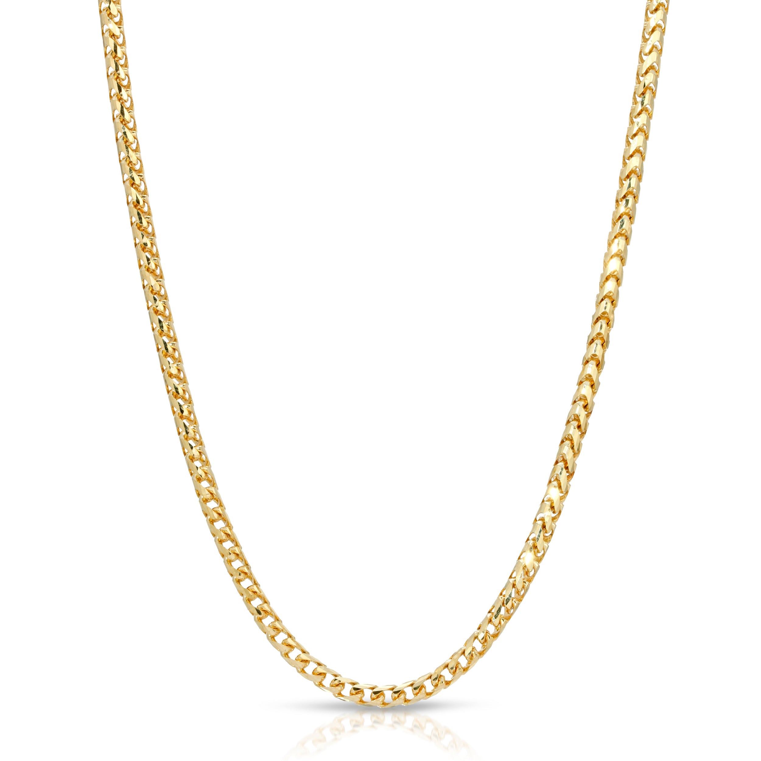 3.0MM D/C FRANCO - SOLID 10K GOLD CHAIN