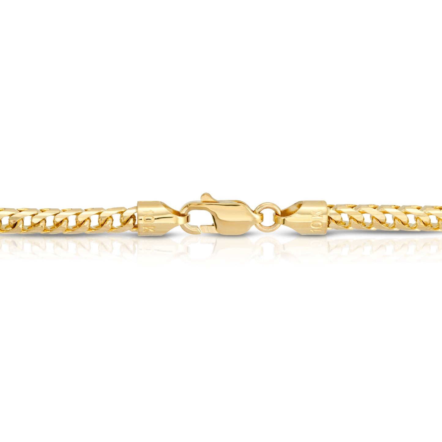 4.0MM D/C FRANCO - SOLID 10K GOLD CHAIN