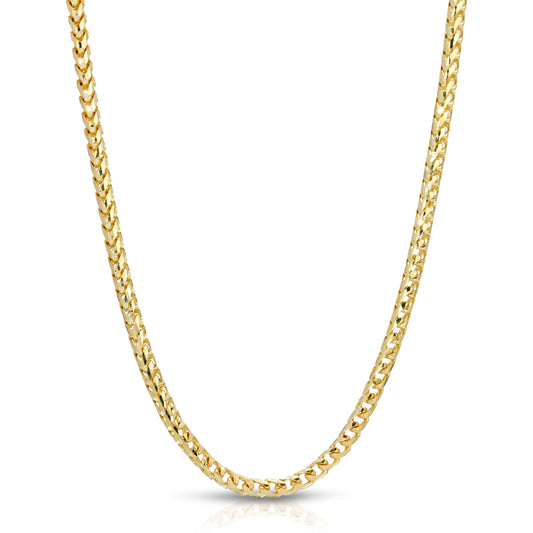 4.0MM D/C FRANCO - SOLID 10K GOLD CHAIN