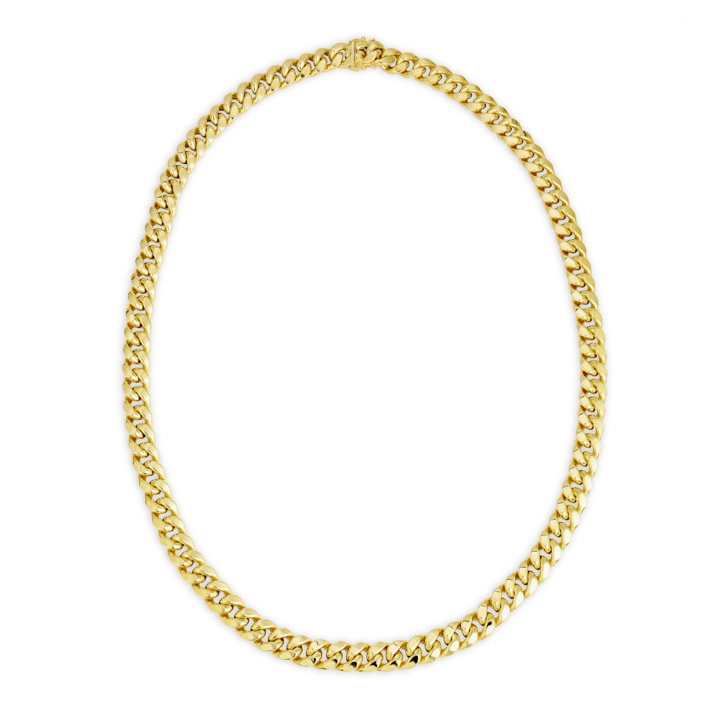 11.0MM MIAMI CUBAN LINK - HOLLOW 10K GOLD CHAIN - BOX CLASP LOCK
