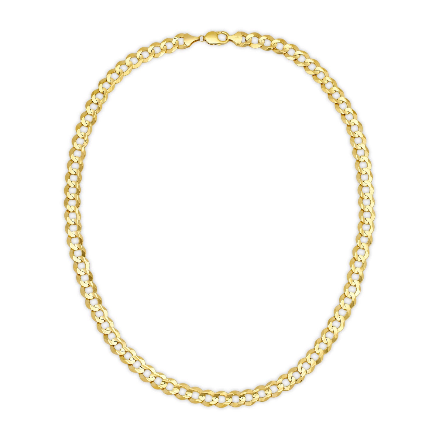 11.0MM CUBAN LINK (FLAT CURB) - SOLID 10K GOLD CHAIN