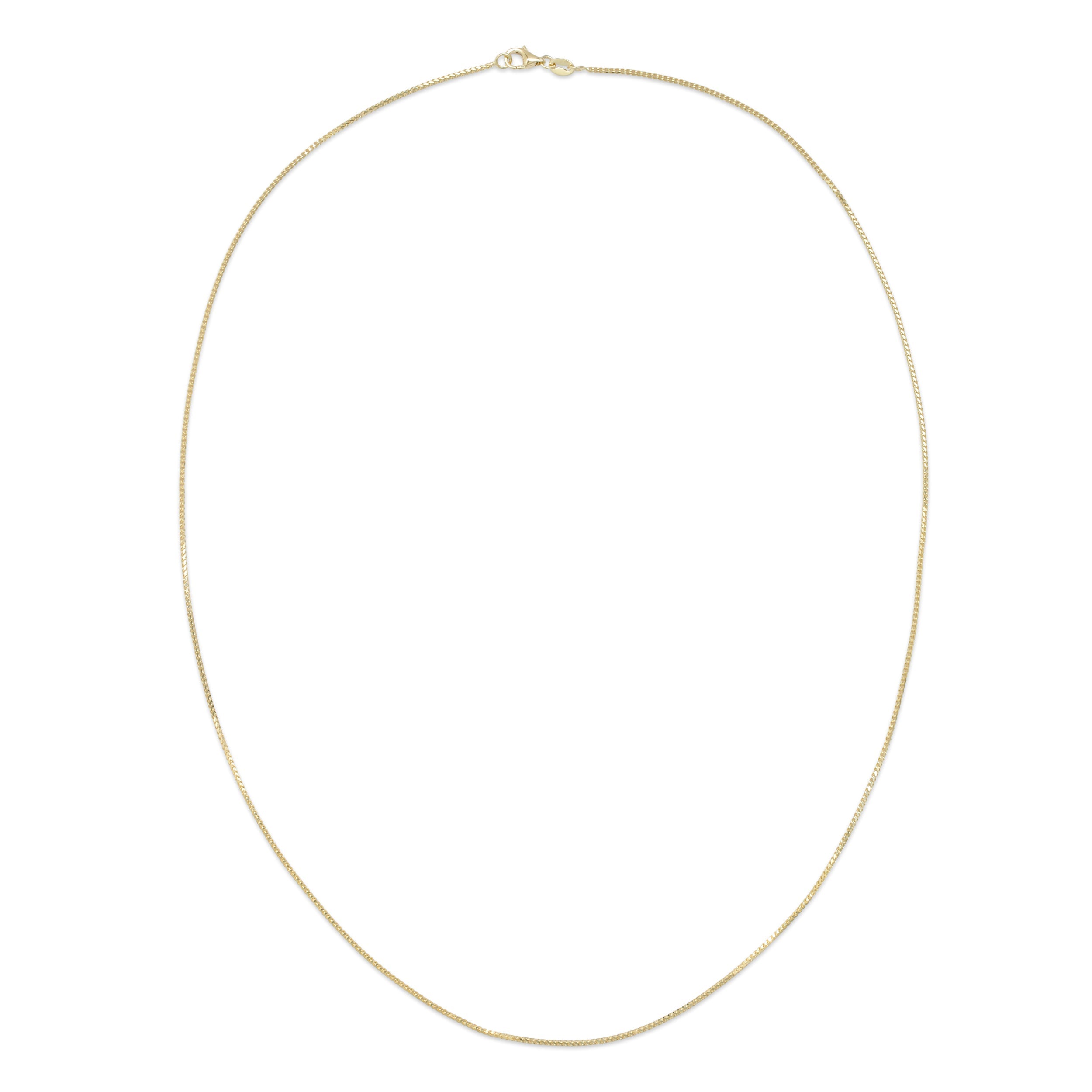 1.0MM FRANCO - SOLID 14K GOLD CHAIN