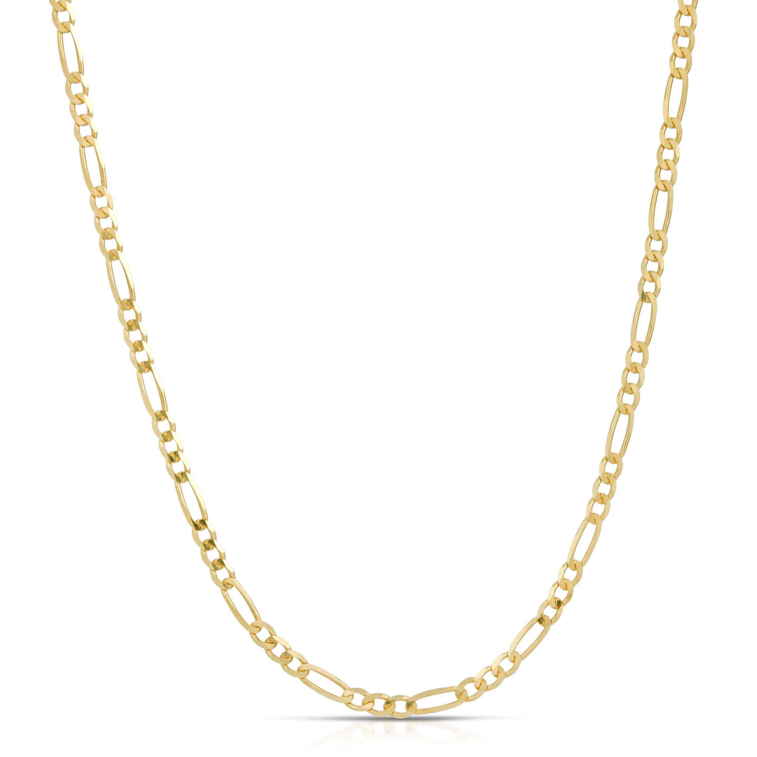 2.0MM FIGARO - SOLID 14K GOLD CHAIN