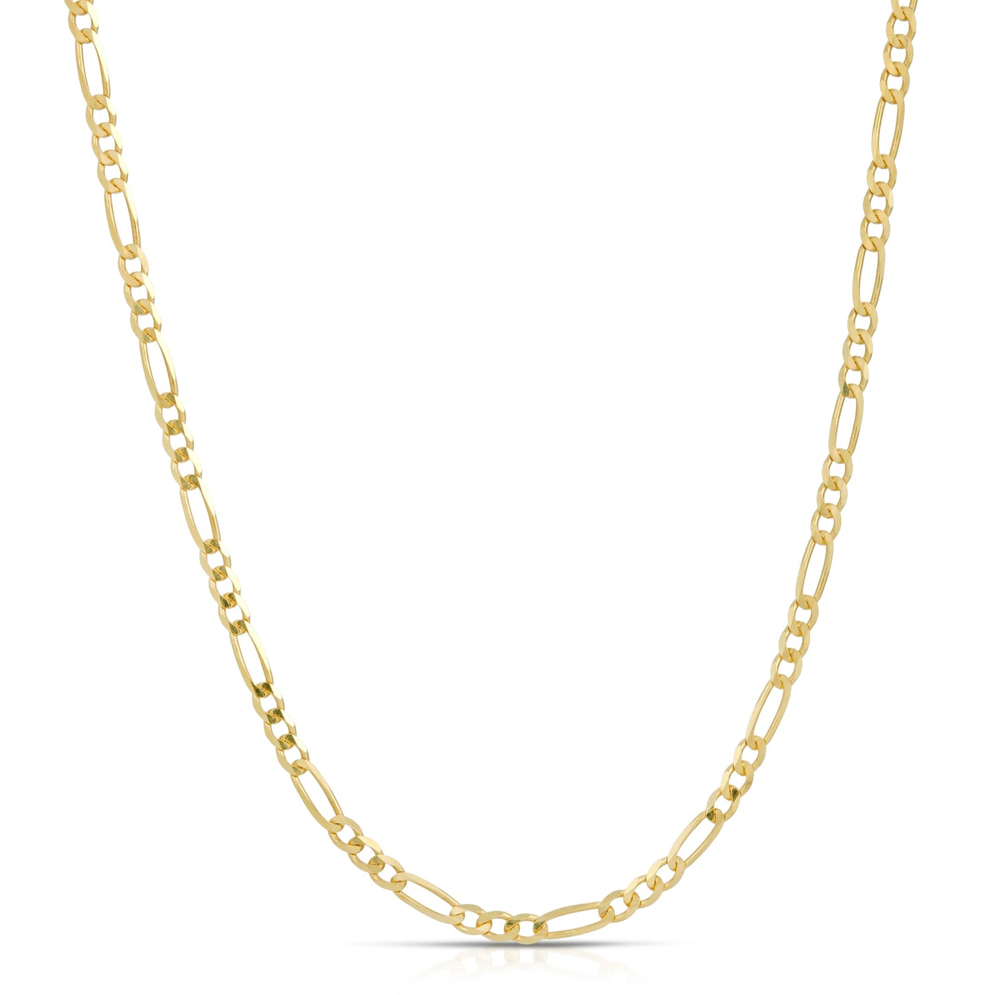2.0MM FIGARO - SOLID 14K GOLD CHAIN