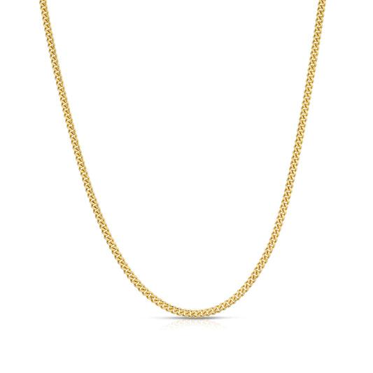 2.0MM MIAMI CUBAN LINK - SOLID 10K GOLD CHAIN
