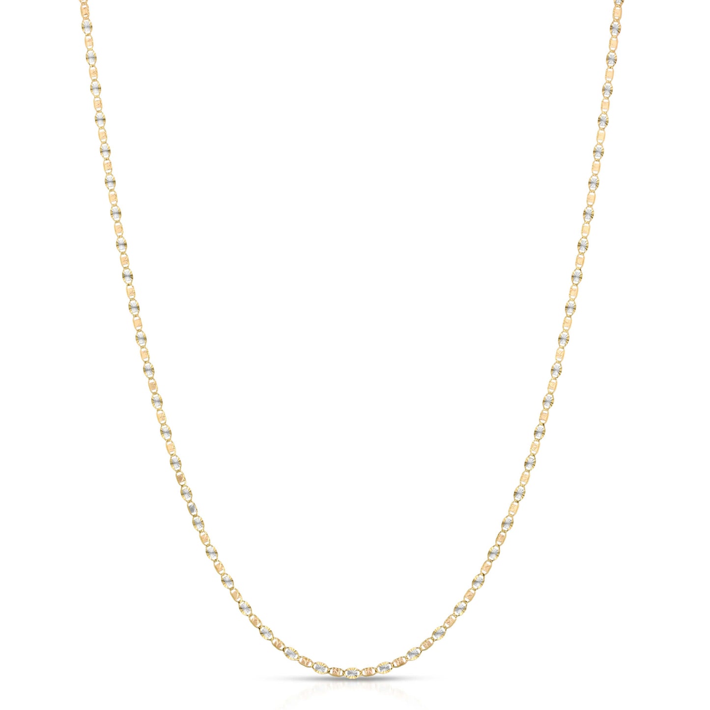 2.0MM VALENTINO - SOLID 14K GOLD CHAIN