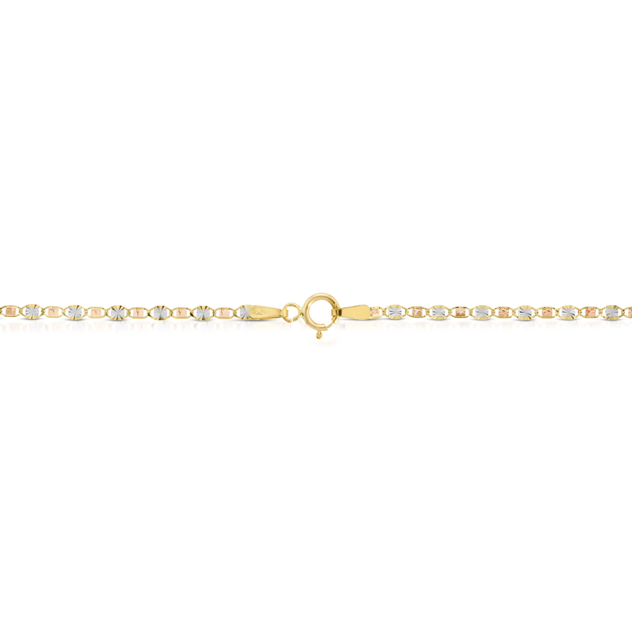 2.0MM VALENTINO - SOLID 14K GOLD CHAIN
