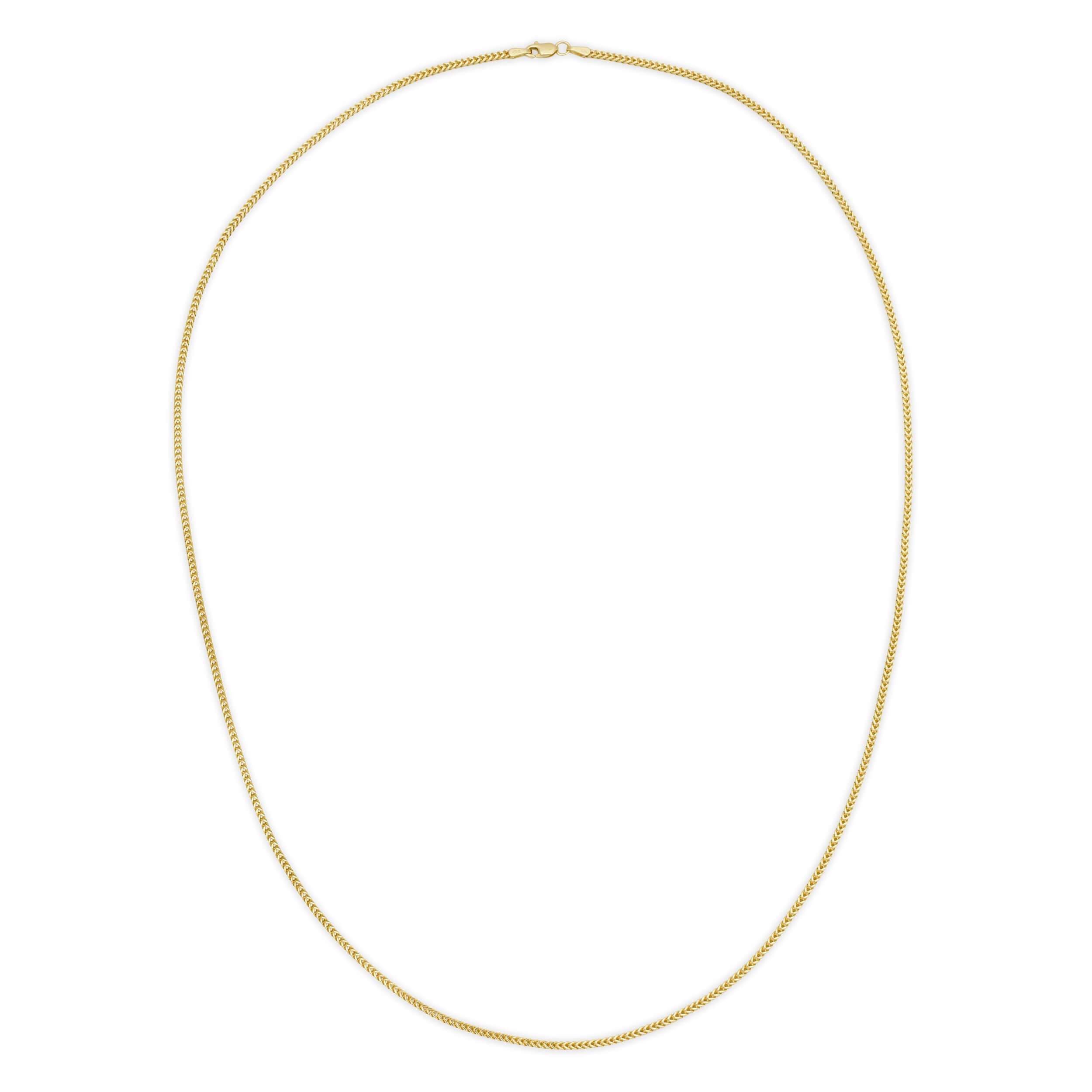 2.0MM FRANCO - HOLLOW 10K GOLD CHAIN