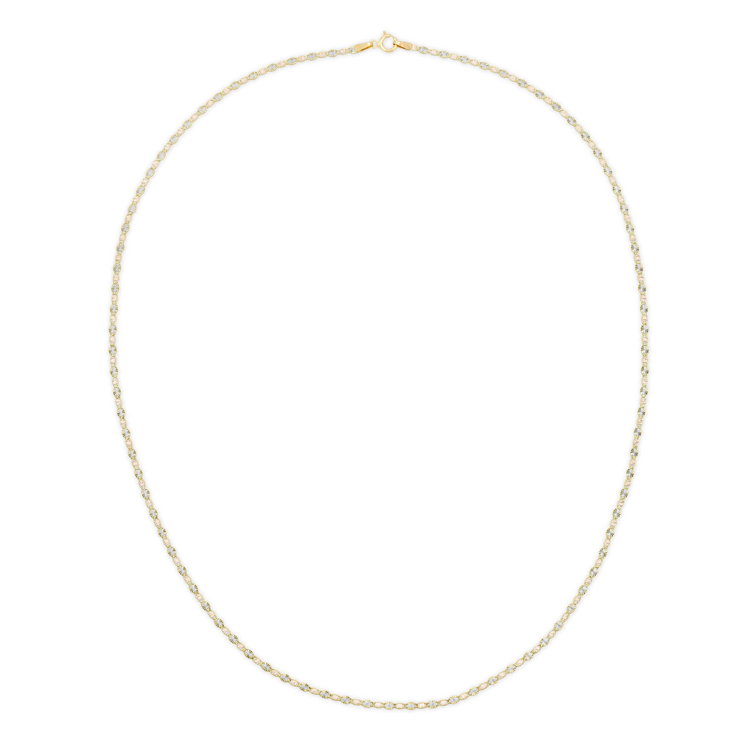 2.0MM VALENTINO - SOLID 14K GOLD CHAIN