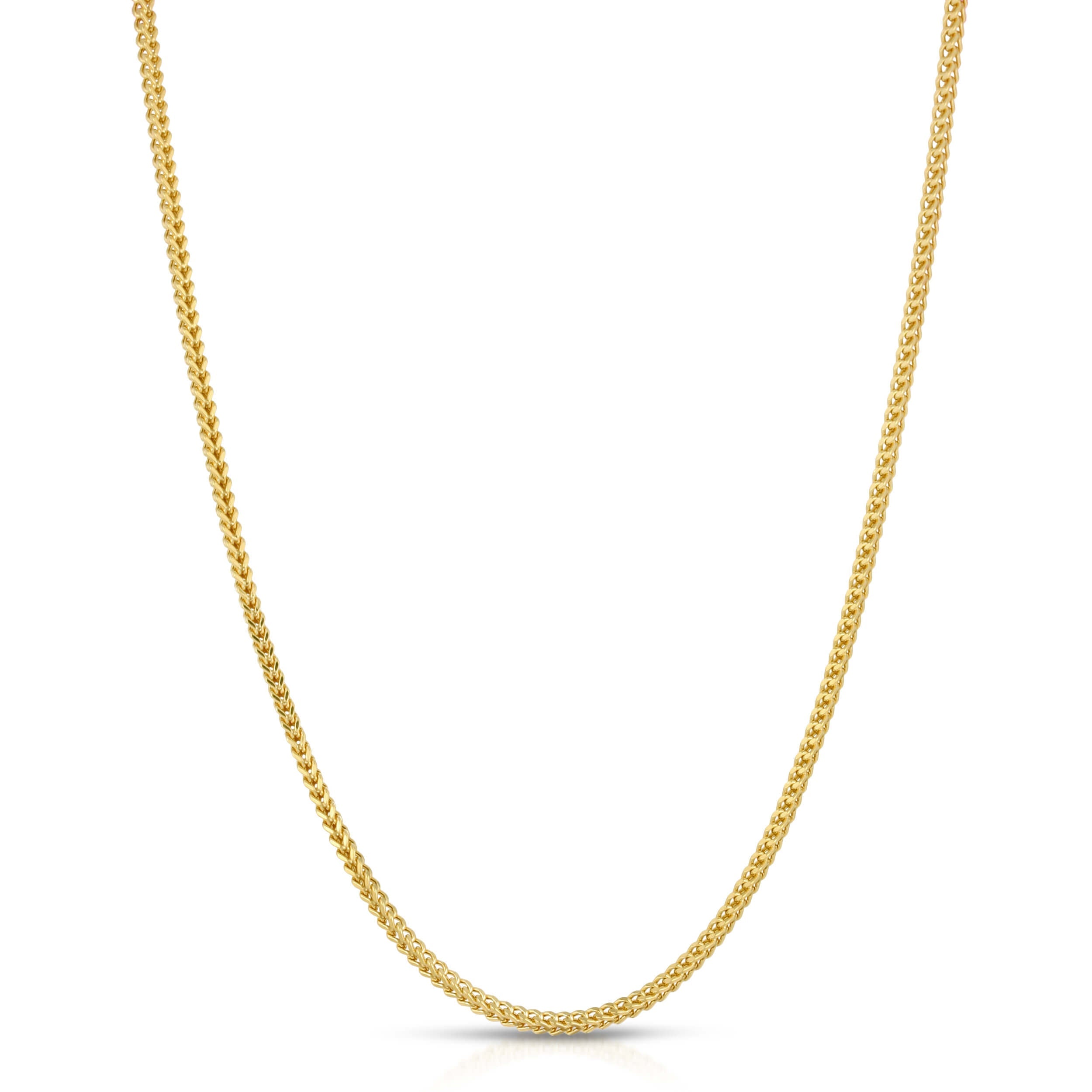 2.5MM FRANCO - HOLLOW 10K GOLD CHAIN