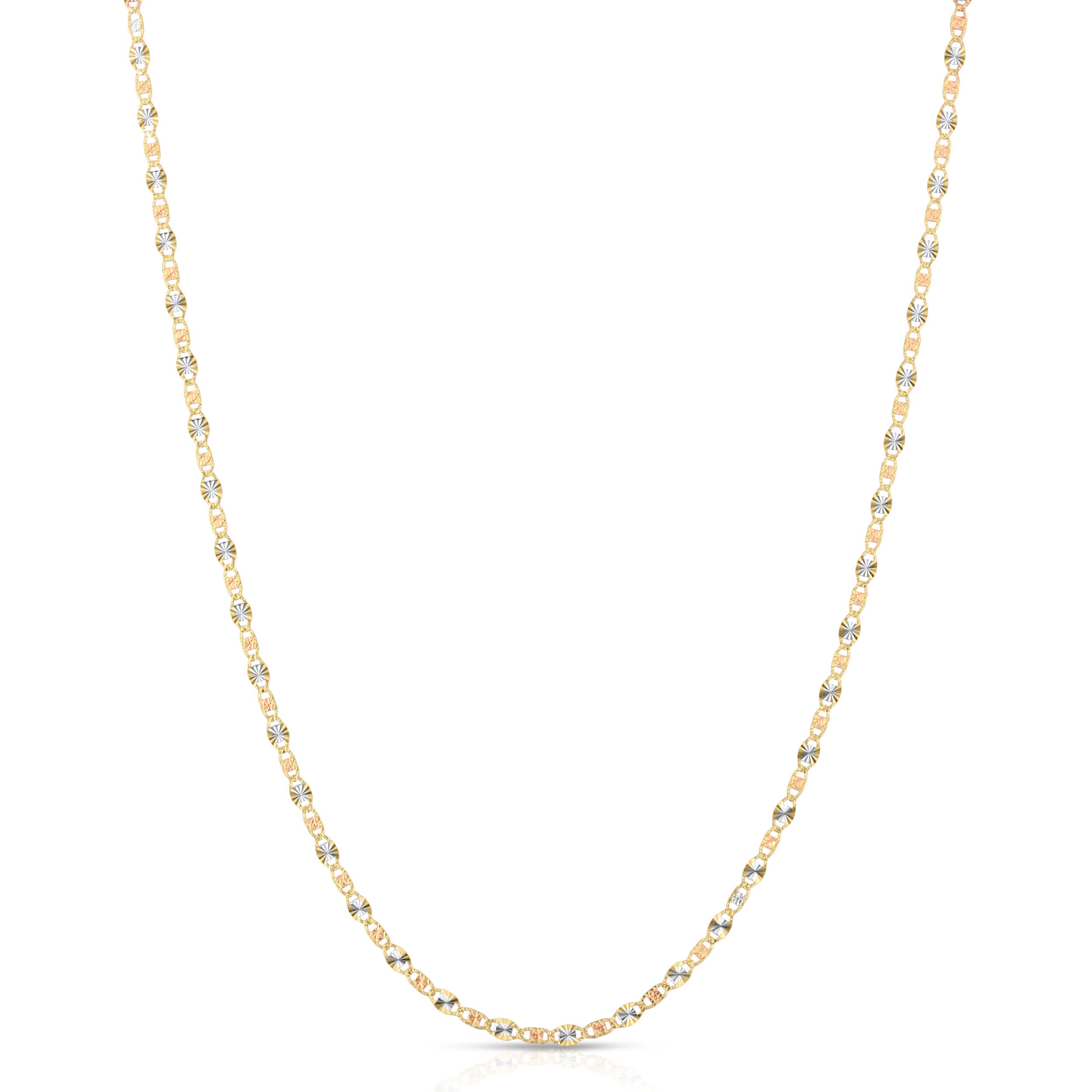 2.5MM VALENTINO - SOLID 14K GOLD CHAIN
