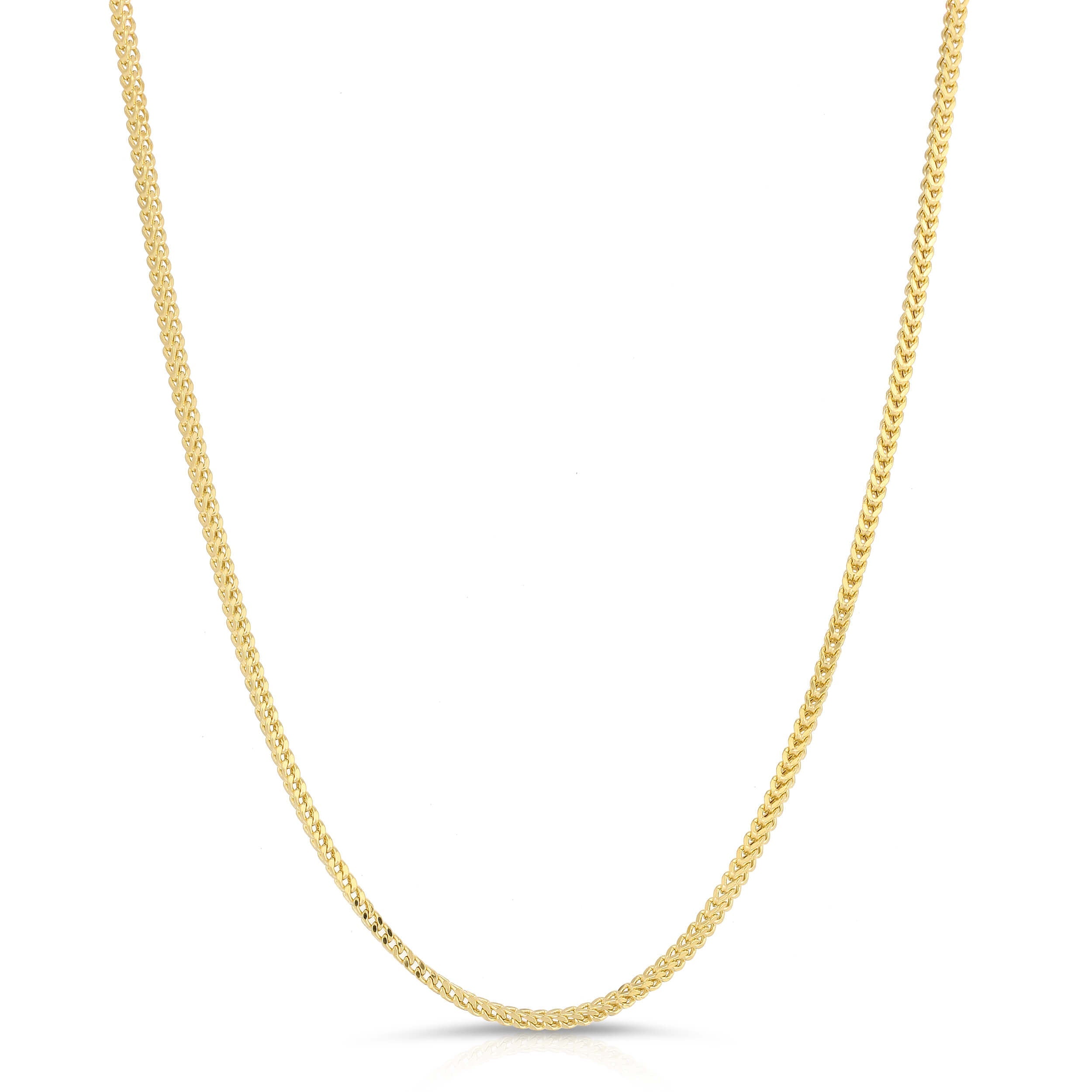 2.5MM FRANCO - HOLLOW 14K GOLD CHAIN