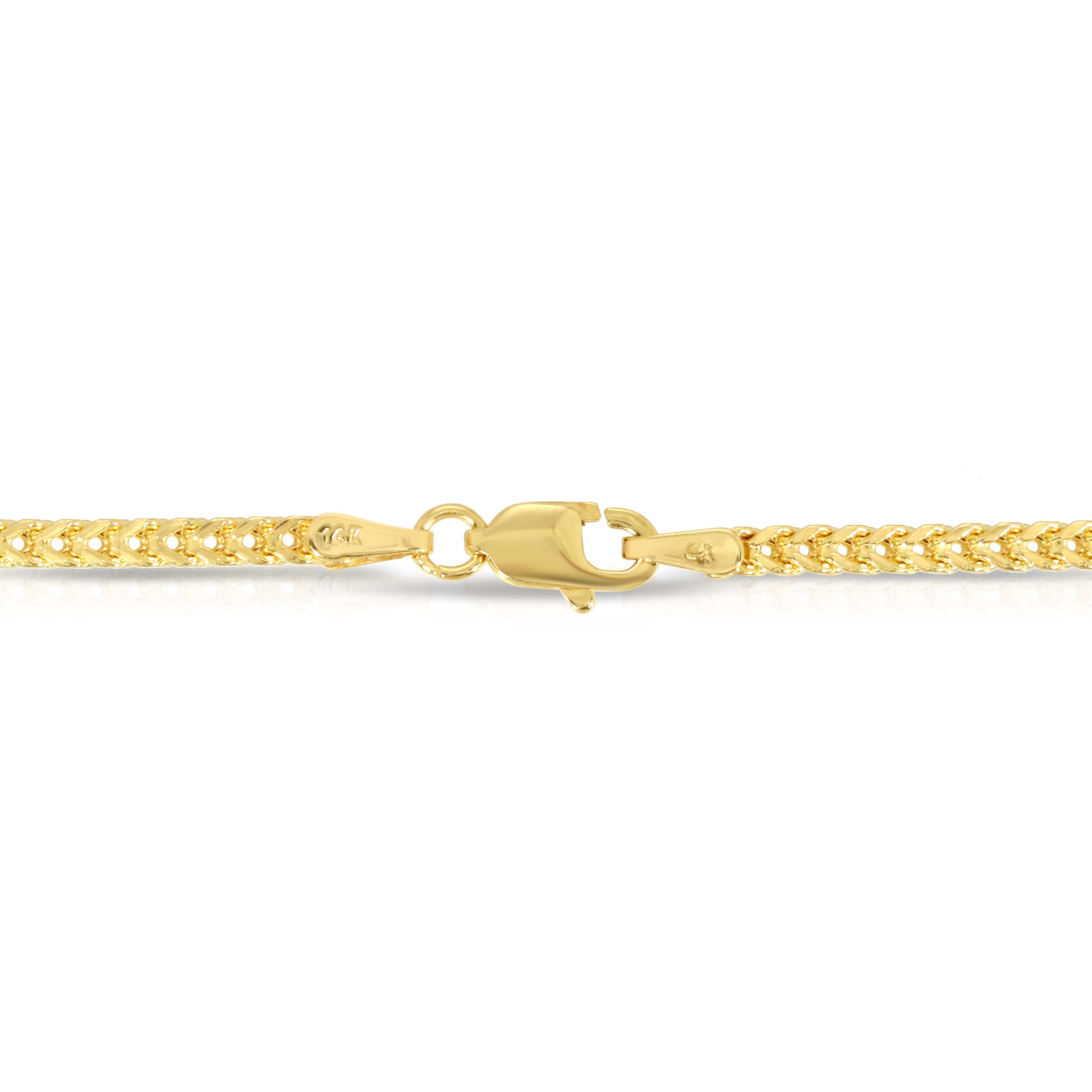 2.5MM FRANCO - HOLLOW 14K GOLD CHAIN