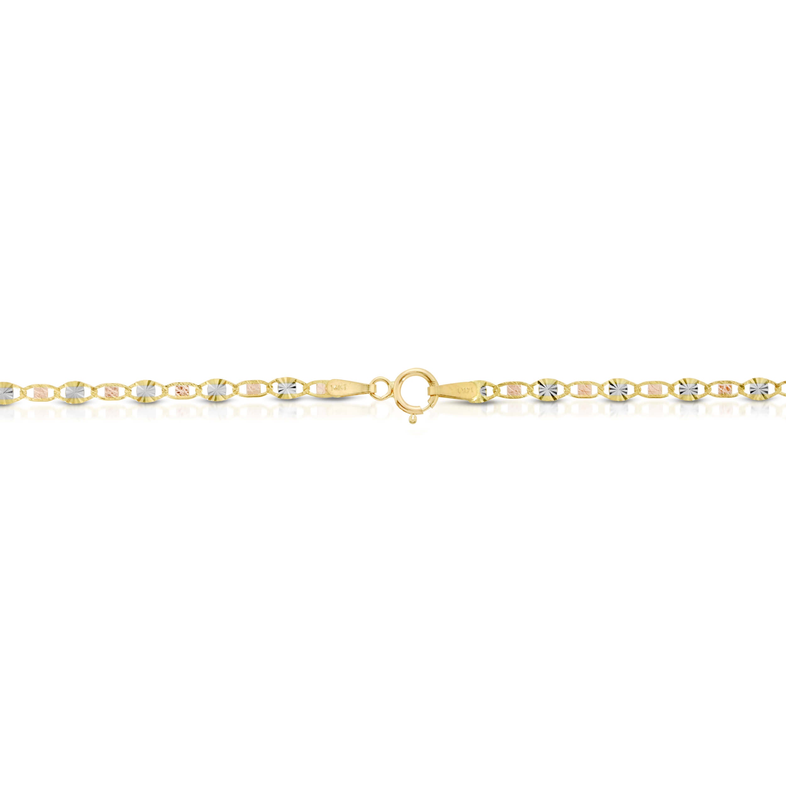 2.5MM VALENTINO - SOLID 14K GOLD CHAIN