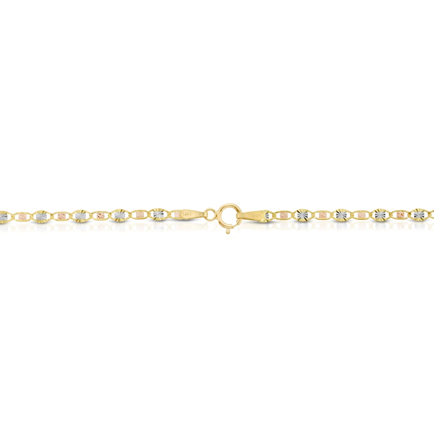 2.5MM VALENTINO - SOLID 14K GOLD CHAIN