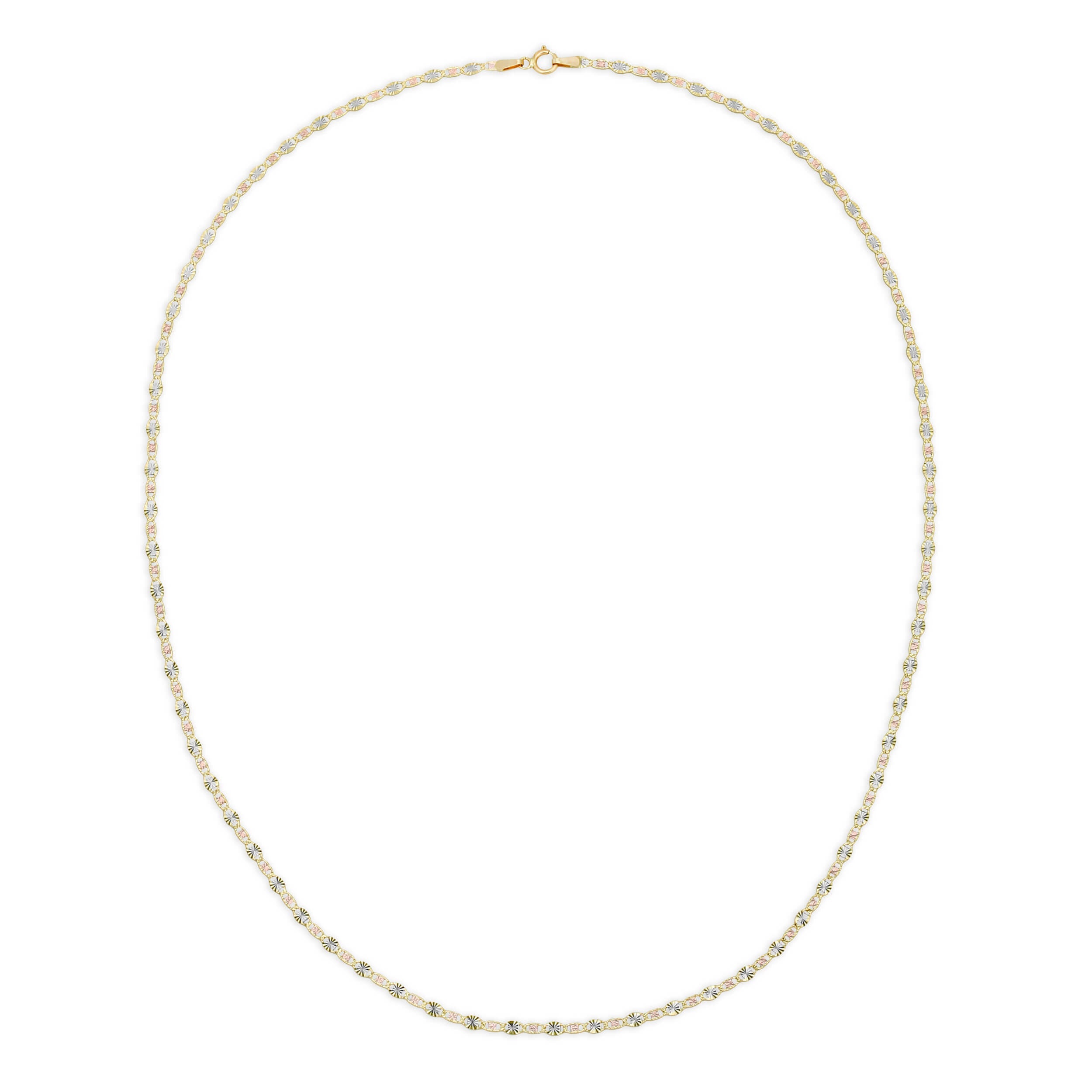 2.5MM VALENTINO - SOLID 14K GOLD CHAIN
