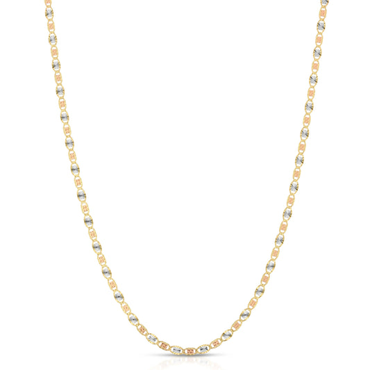 3.0MM VALENTINO - SOLID 14K GOLD CHAIN