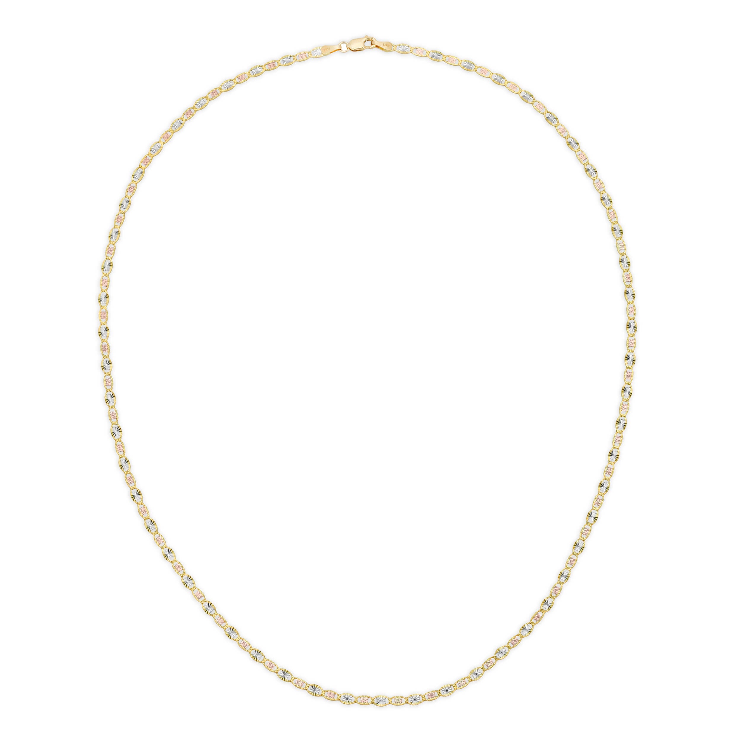 3.0MM VALENTINO - SOLID 14K GOLD CHAIN