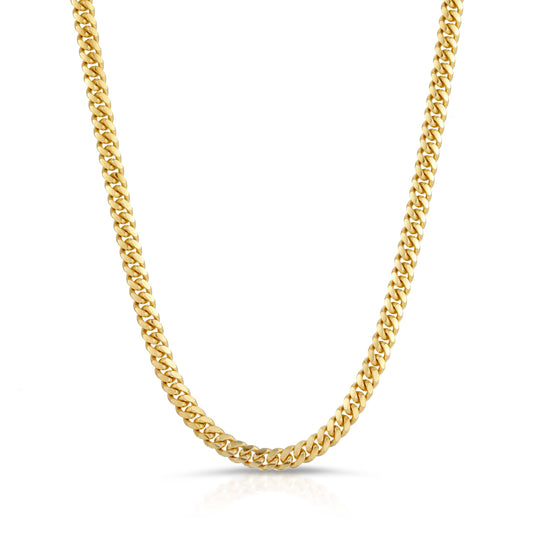 4.5MM MIAMI CUBAN LINK - SOLID 10K GOLD CHAIN