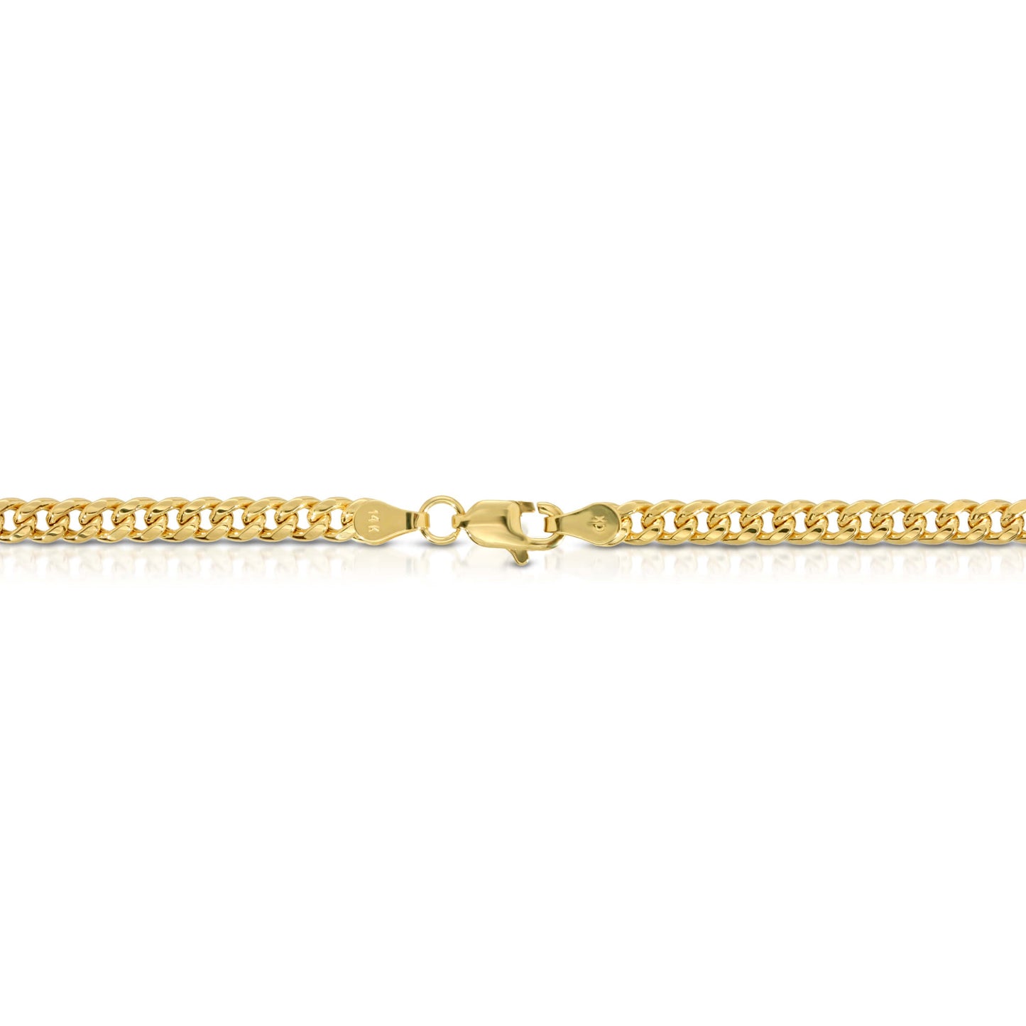 4.0MM MIAMI CUBAN LINK - HOLLOW 14K GOLD CHAIN