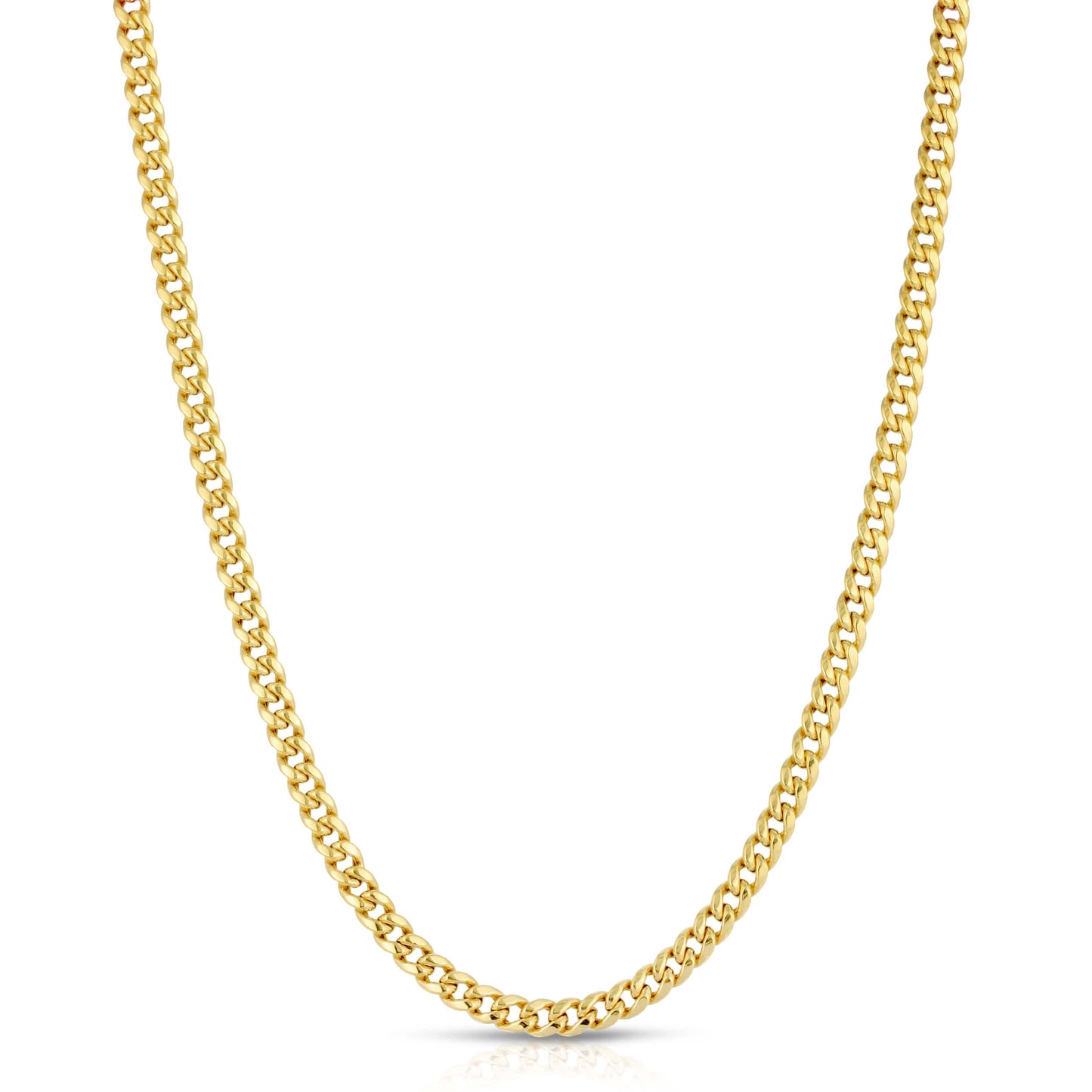 4.5MM MIAMI CUBAN LINK - HOLLOW 14K GOLD CHAIN