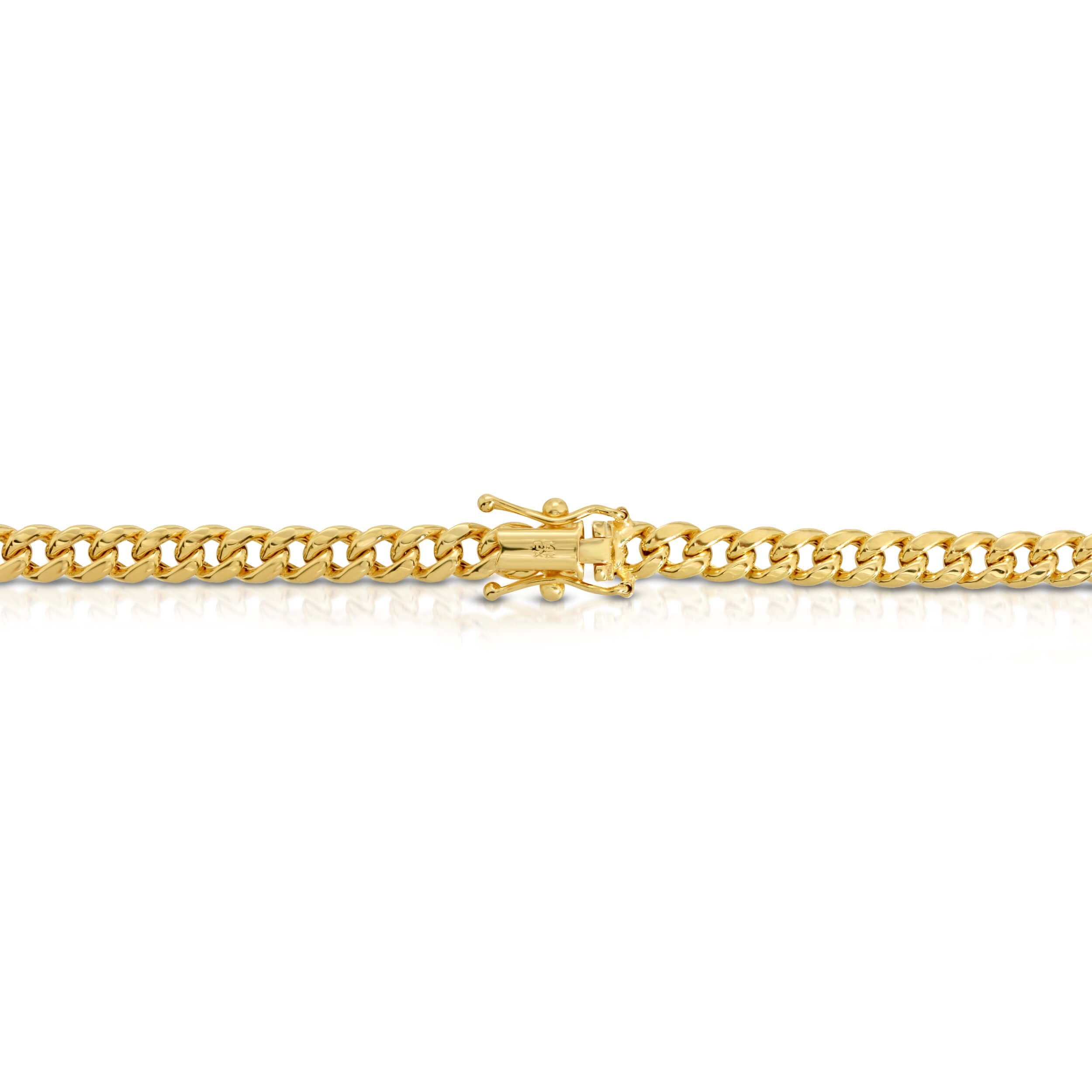 4.5MM MIAMI CUBAN LINK - HOLLOW 14K GOLD CHAIN