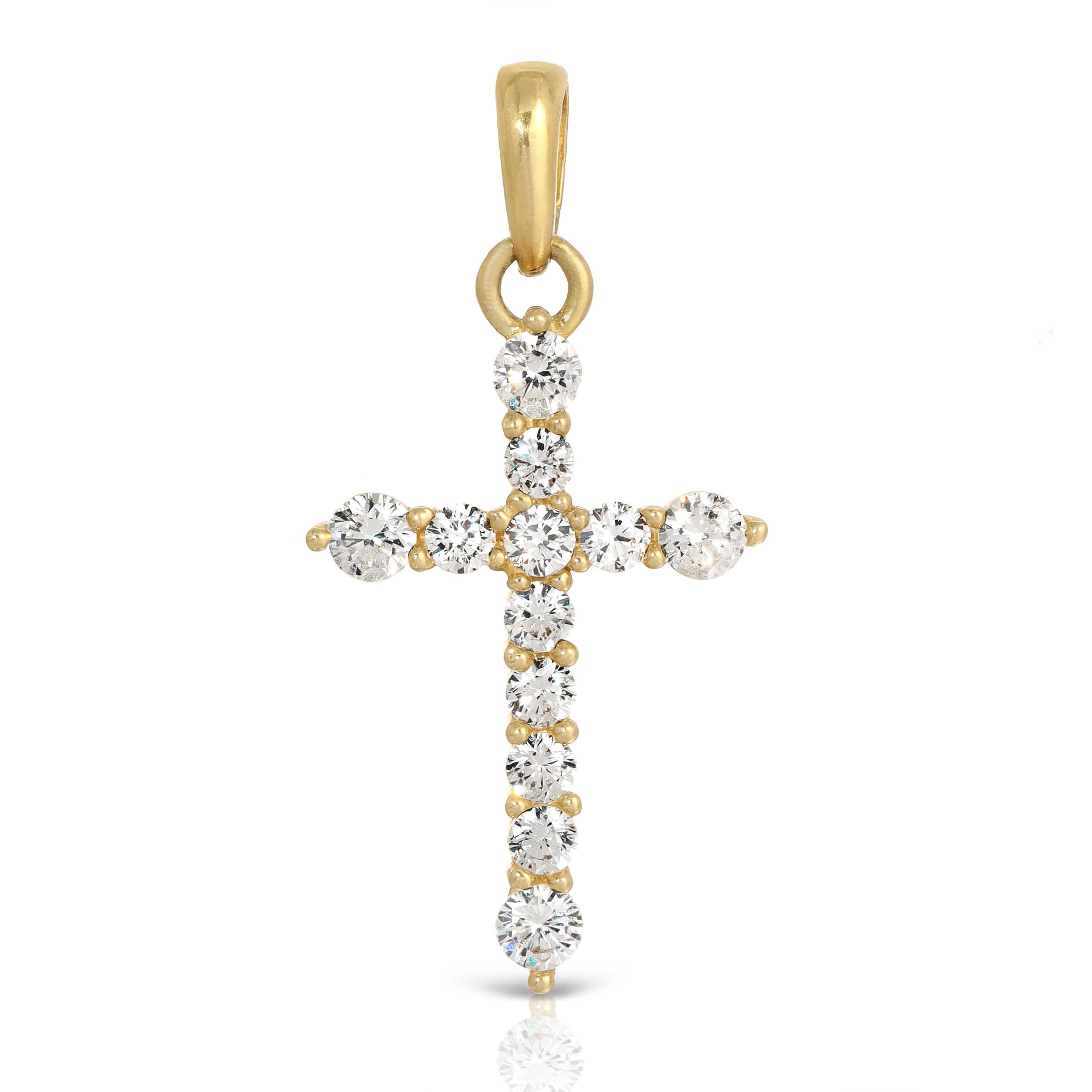 Stone Cross Pendant (P82)