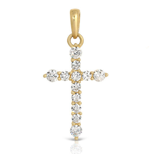Stone Cross Pendant (P82)