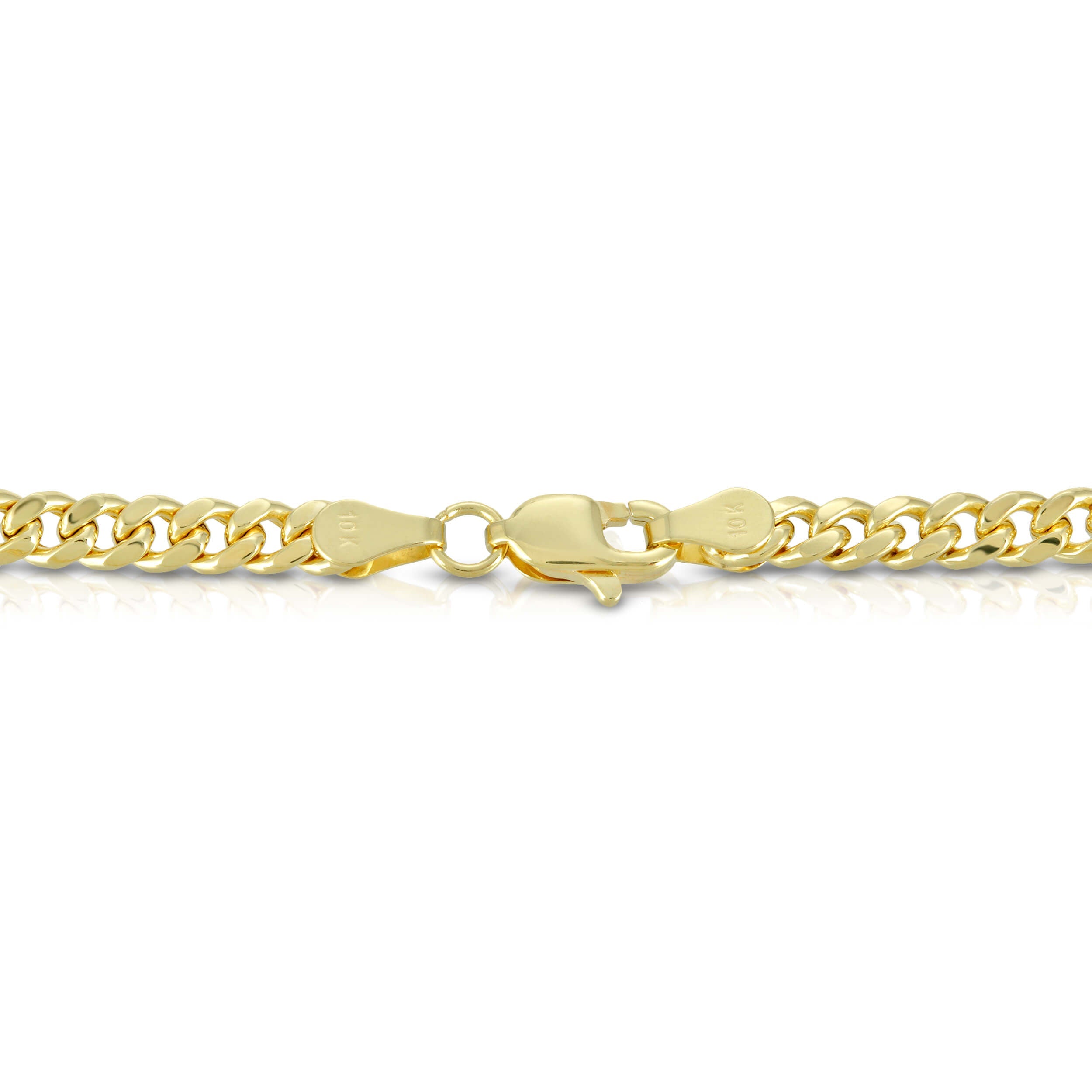 4.0MM MIAMI CUBAN LINK - HOLLOW 10K GOLD CHAIN