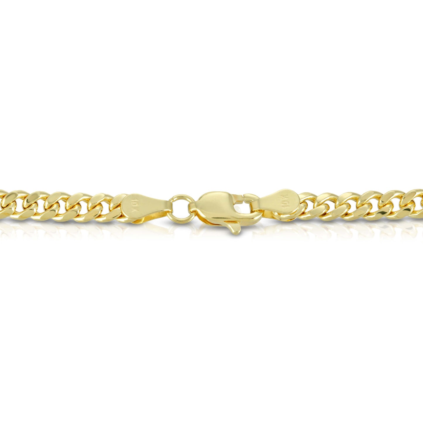 4.0MM MIAMI CUBAN LINK - HOLLOW 10K GOLD CHAIN