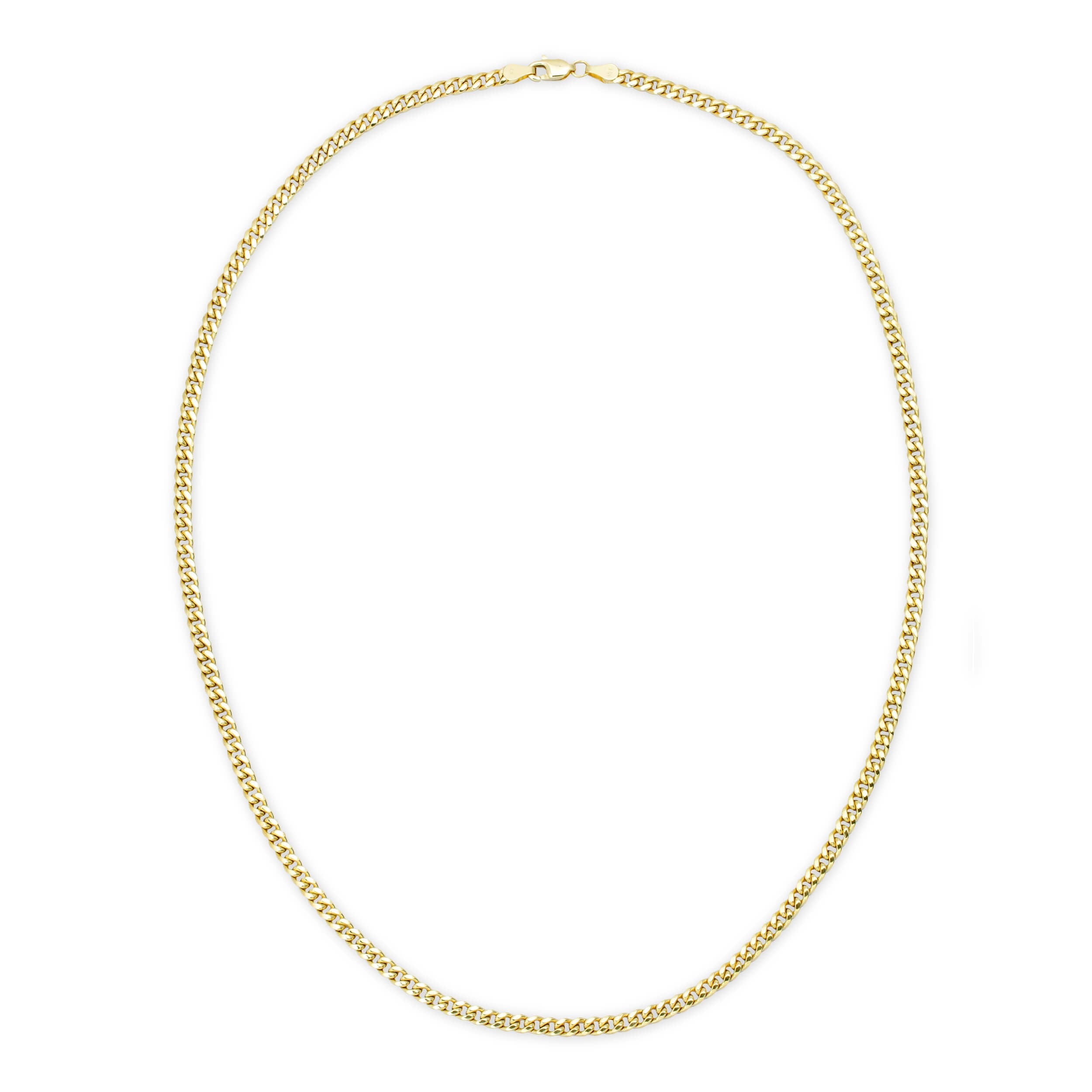 4.0MM MIAMI CUBAN LINK - HOLLOW 10K GOLD CHAIN