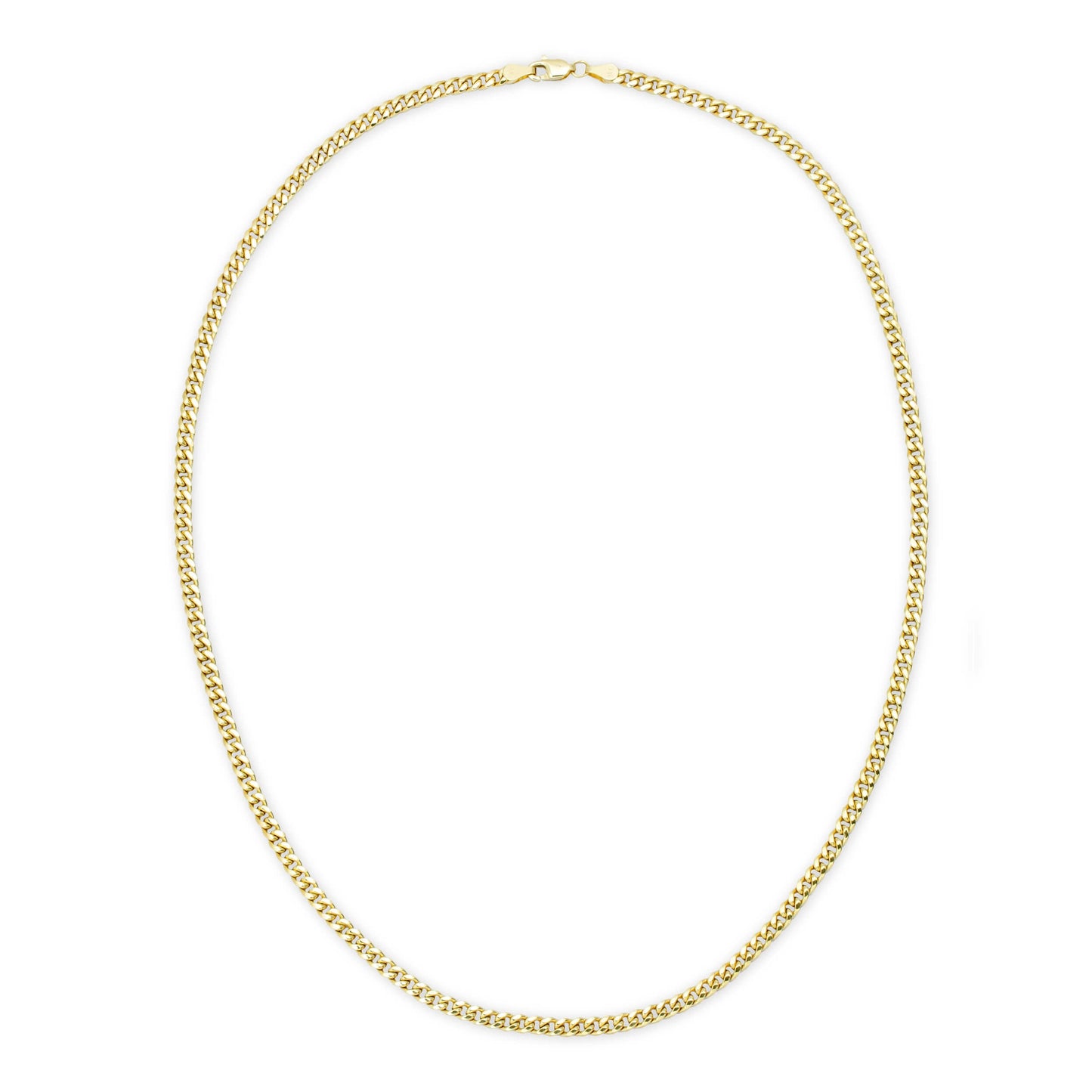 4.0MM MIAMI CUBAN LINK - HOLLOW 10K GOLD CHAIN
