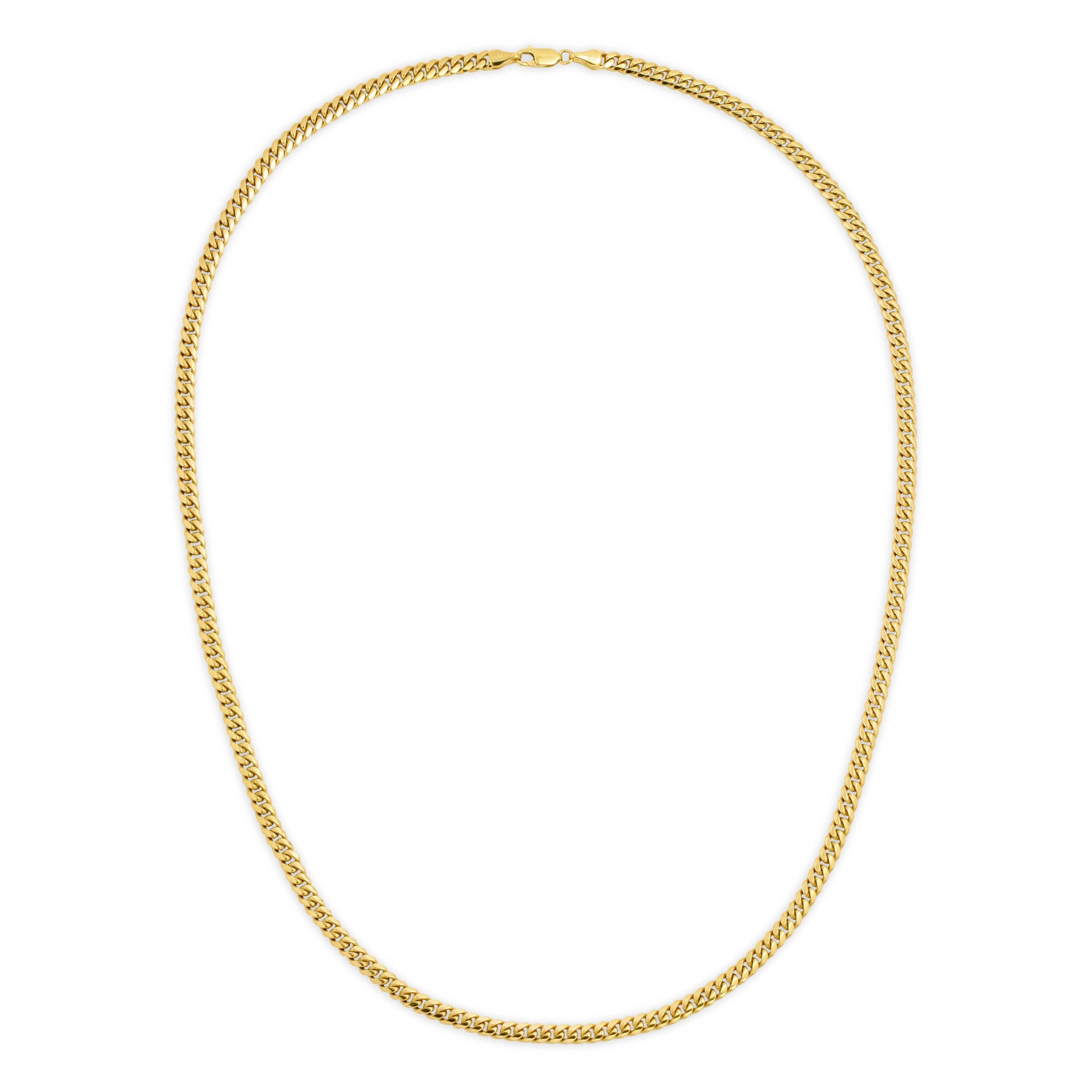 5.0MM MIAMI CUBAN LINK - SOLID 10K GOLD CHAIN