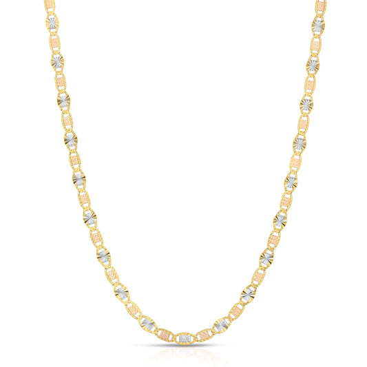 5.0MM VALENTINO - SOLID 14K GOLD CHAIN