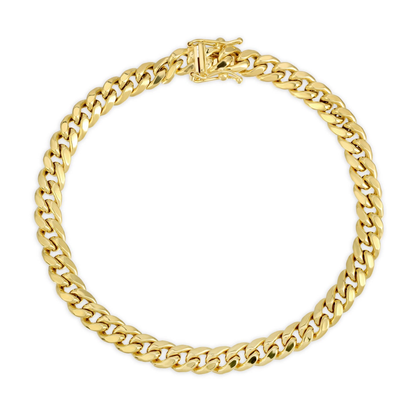 5.5MM MIAMI CUBAN LINK - HOLLOW 10K GOLD BRACELET