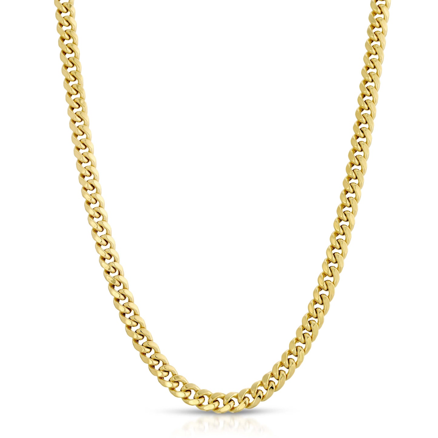 5.5MM MIAMI CUBAN LINK - HOLLOW 10K GOLD CHAIN
