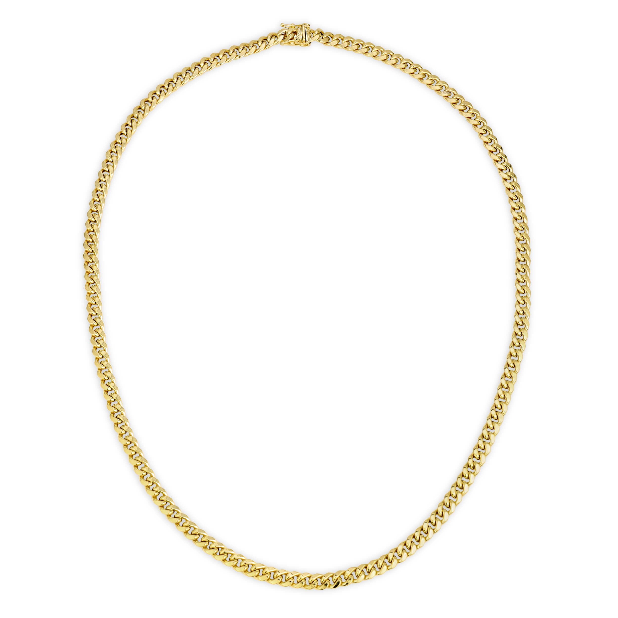 5.5MM MIAMI CUBAN LINK - HOLLOW 10K GOLD CHAIN