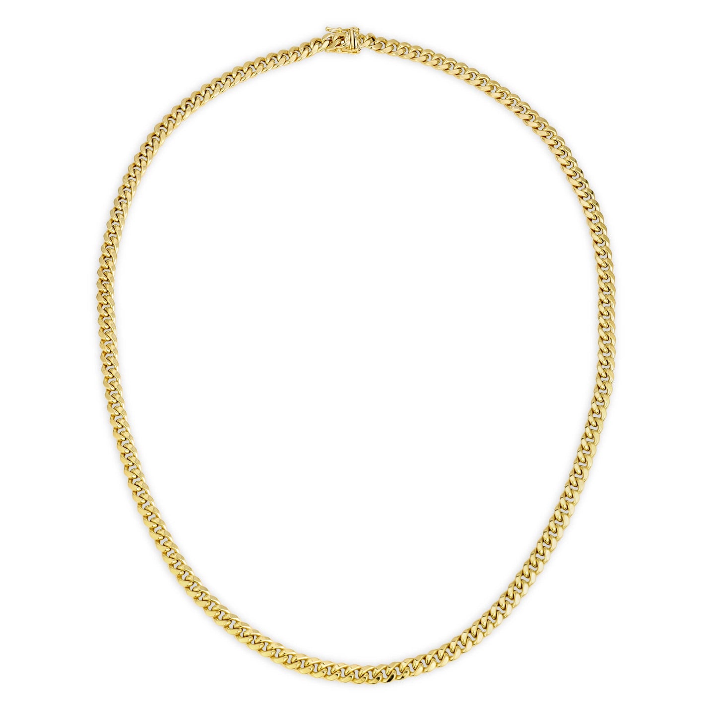 5.5MM MIAMI CUBAN LINK - HOLLOW 10K GOLD CHAIN