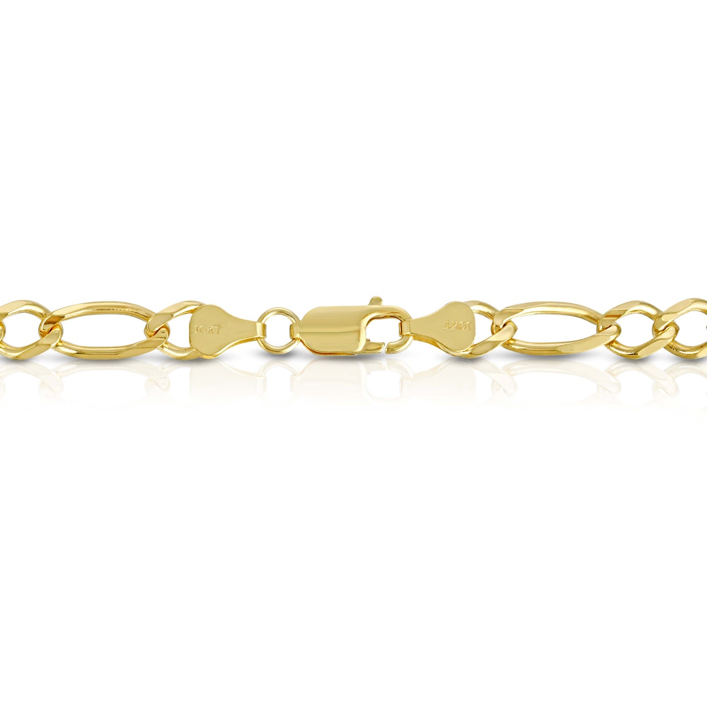 7.0MM FIGARO - SOLID 10K GOLD CHAIN