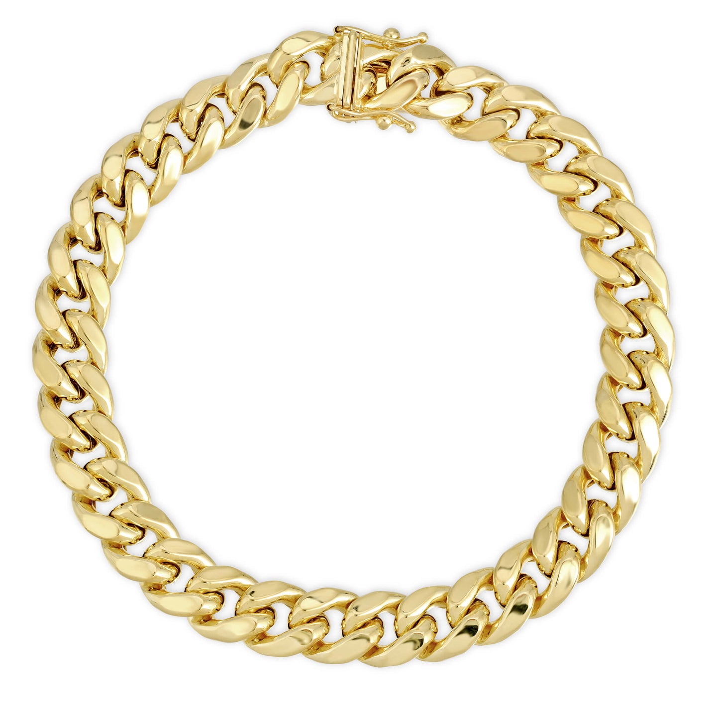 9.0MM MIAMI CUBAN LINK - HOLLOW 10K GOLD BRACELET