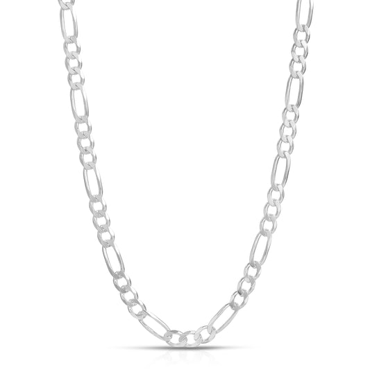 6.0MM FIGARO - 925 STERLING SILVER CHAIN