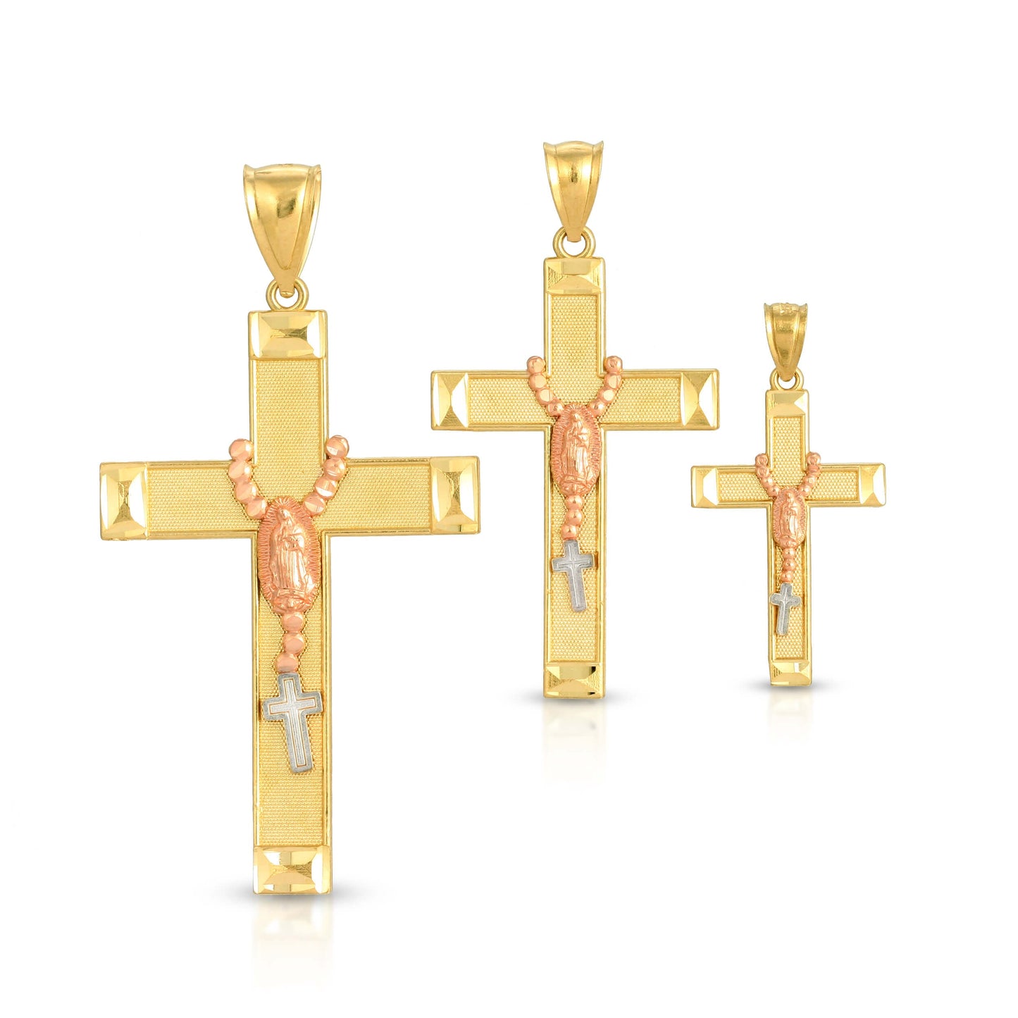 Mary Rosario Cross Pendant (P58)