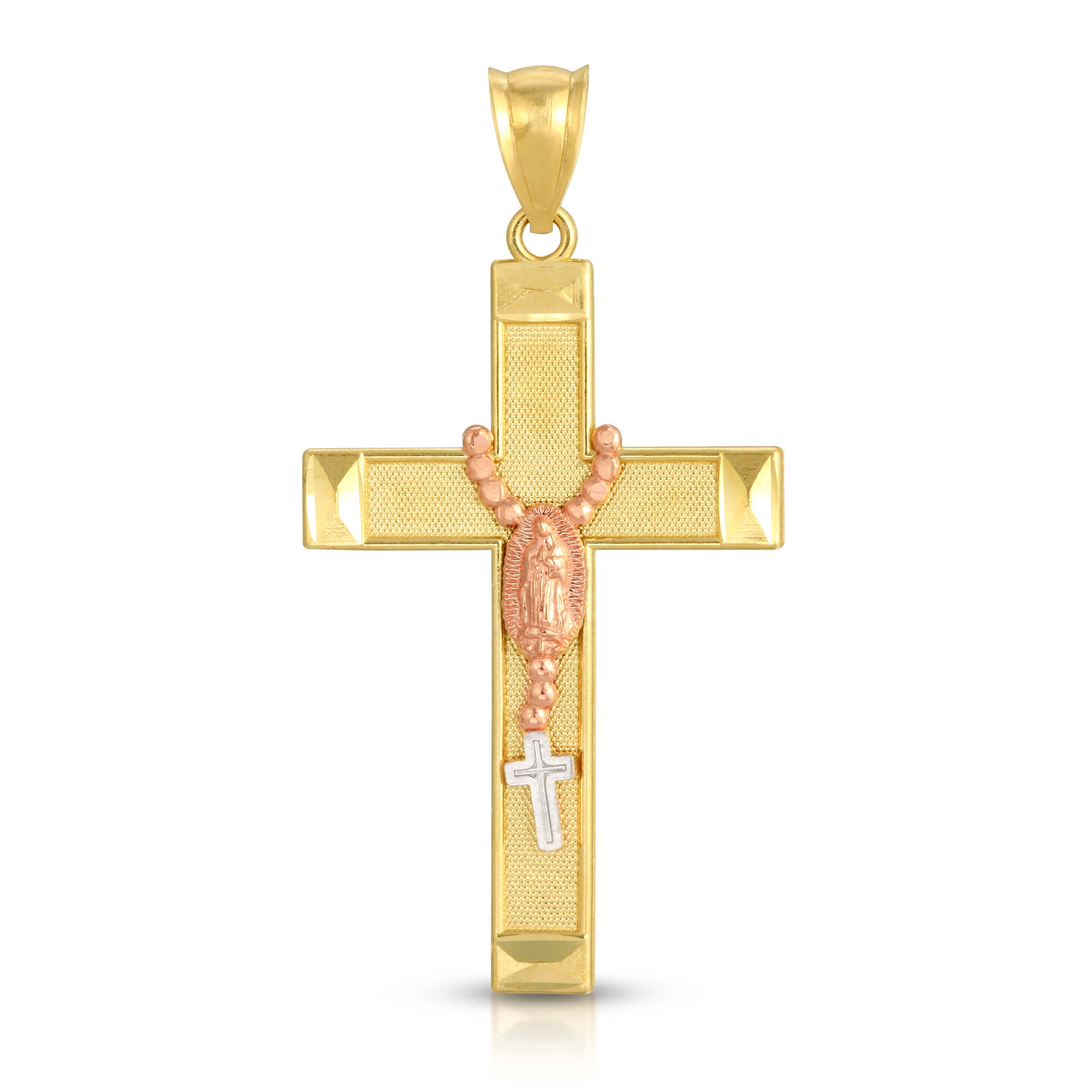 Mary Rosario Cross Pendant (P58)