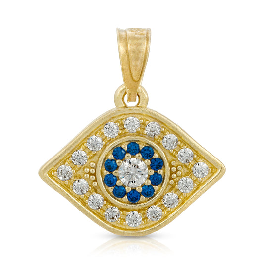 Blue Evil Eye Pendant (P202)