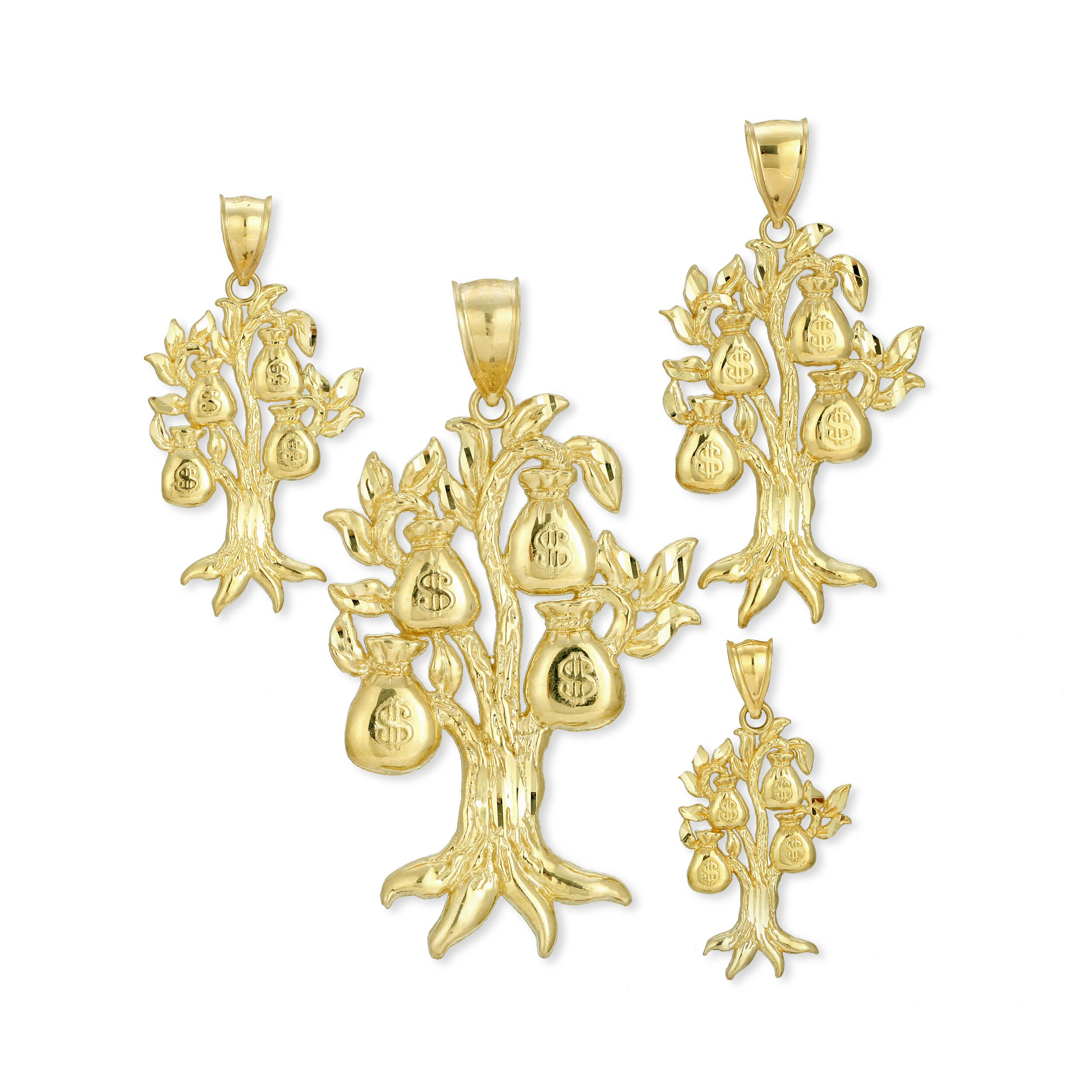 Money Bag Tree Pendant (P27)